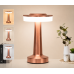 Premium Metal Gövde Rose Gold Renk Dokunmatik Şarjlı Masa Lambası