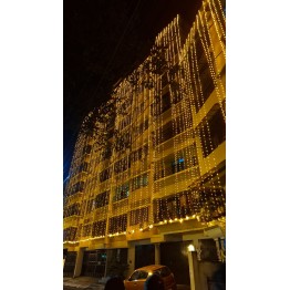 MUER IP65 Dış Mekan İp LED Aydınlatma 10 Metre 100 LED Gün Işığına Beyaz Çakarlı  
