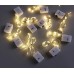10'lu Paket 2 Metre 20 LED'li Gün Işığı Pilli Peri LED (3 Modlu)