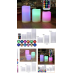 Kumandalı 3'lü Set RGB Renk Değiştiren Pilli Dekoratif LED Mum