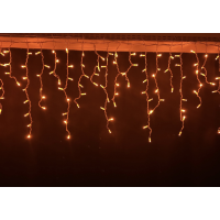 MUER IP65 Dış Mekan Saçak LED Aydınlatma (Amber / Sabit Işık / Beyaz Kablo)