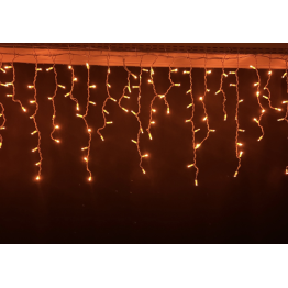 MUER IP65 Dış Mekan Saçak LED Aydınlatma (Amber / Sabit Işık / Beyaz Kablo)