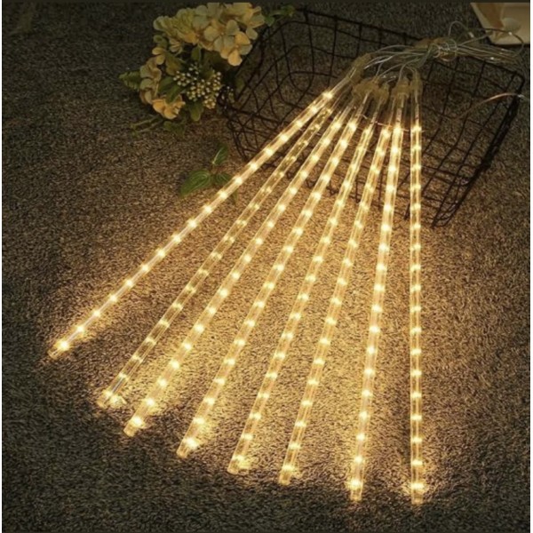 Meteor LED 3 Metre 8 Çubuklu Eklenebilir Fişli Aydınlatma