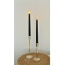MUER 28 CM DEKORATİF SİYAH ŞAMDAN LED MUM