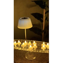 12 ADET DEKORATİF SUDA YÜZEN PİLLİ LED MUM 