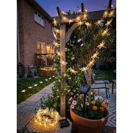 5 METRE 30 LED SOLAR GÜNEŞ ENERJİLİ DEKORATİF YUSUFCUK LED 
