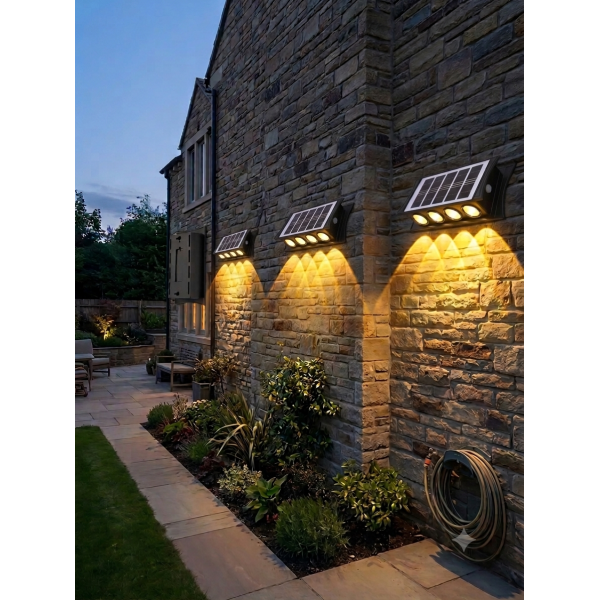 SOLAR GÜNEŞ ENERJİLİ DEKORATİF APLİK 8 LEDLİ