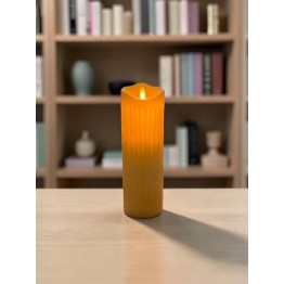 25 CM AKAR FİGÜRLÜ PİLLİ DEKORATİF LED MUM 